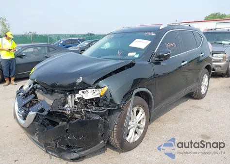 2015 Nissan Rogue Sv from USA, damaged, VIN KNMAT2MT1FP558824